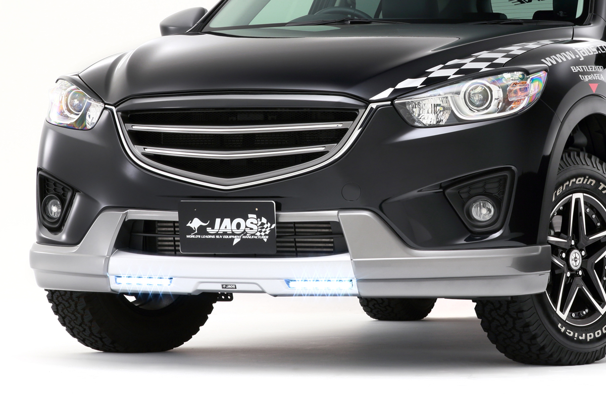 JAOS JAOS フロントバンパーガード LEDデイランプ付 CX-5 KE#系