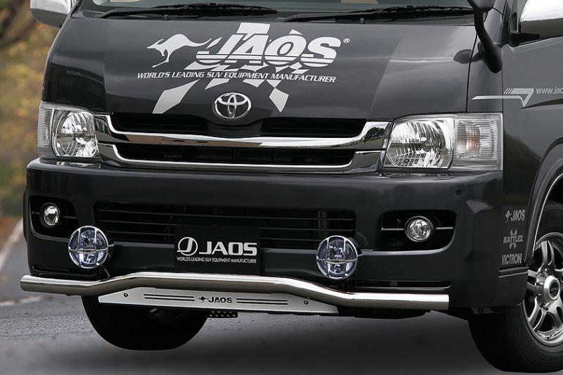 JAOS JAOS フロントスキッドバー ブラック／ブラスト ワイド1〜2型