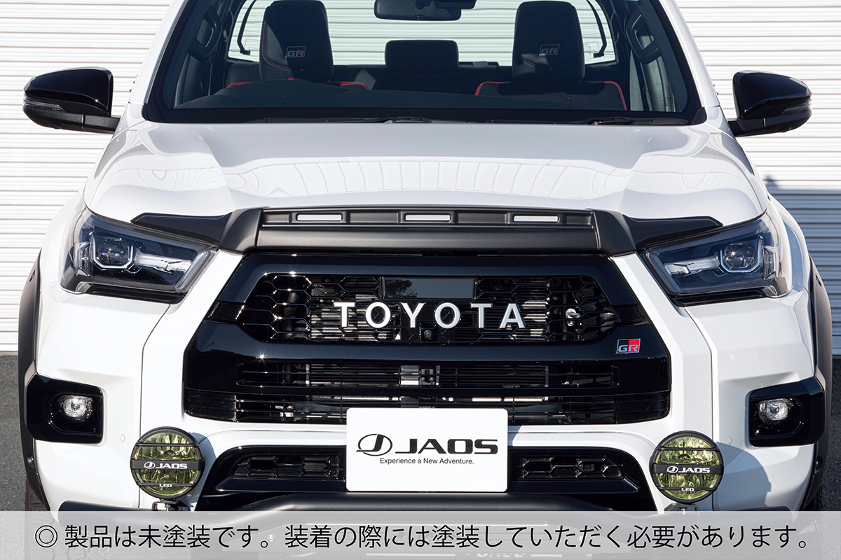 JAOS JAOS ノーズプロテクター 未塗装品 ハイラックス 125系 Z“GR