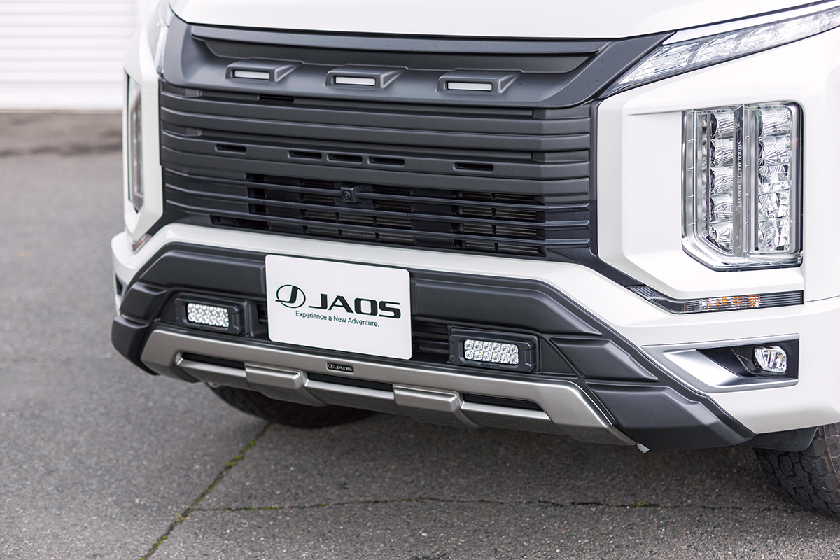 JAOS JAOS マッドガードⅢ フロントセット ブラック デリカ D:5