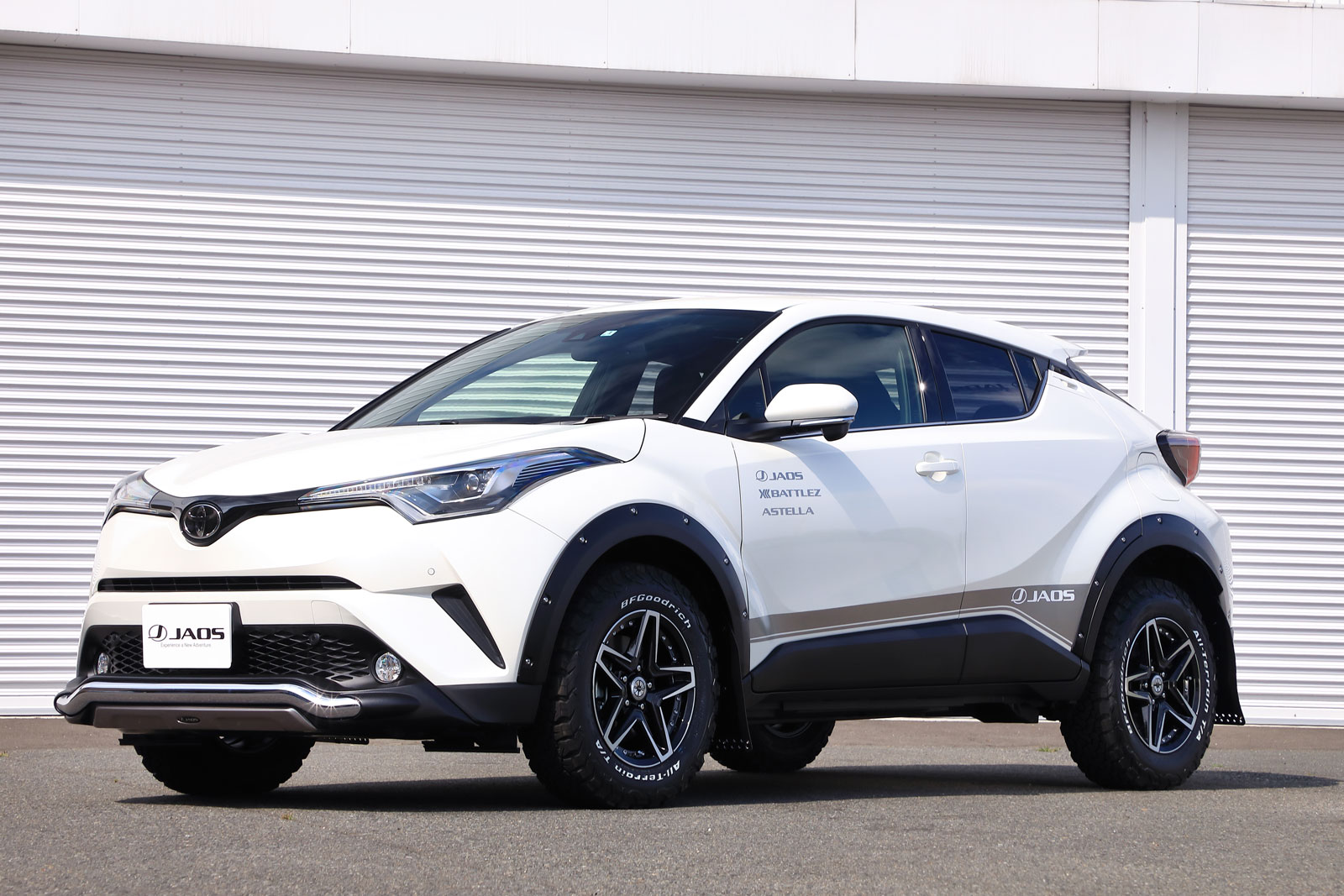 正規 ジャオス C-HR CHR フェンダーガーニッシュ typeX FRP 未塗装
